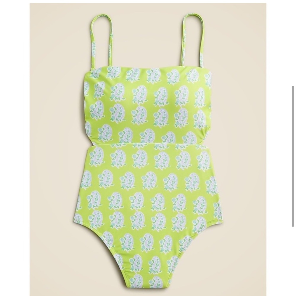 J Crew - SZ Blockprints Swim Suit